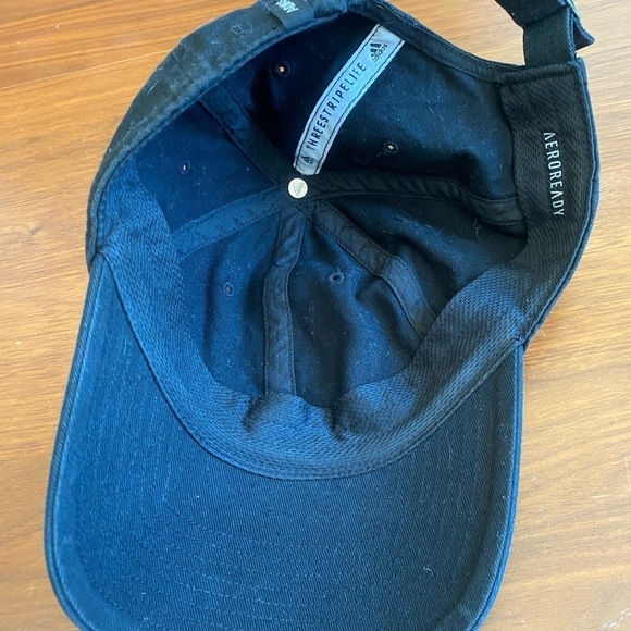 Adidas Blacked Out Three Stripe Hat - Picture 4 of 4